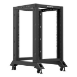 Lanberg OR01-6818-B rack cabinet 18U Freestanding rack Black