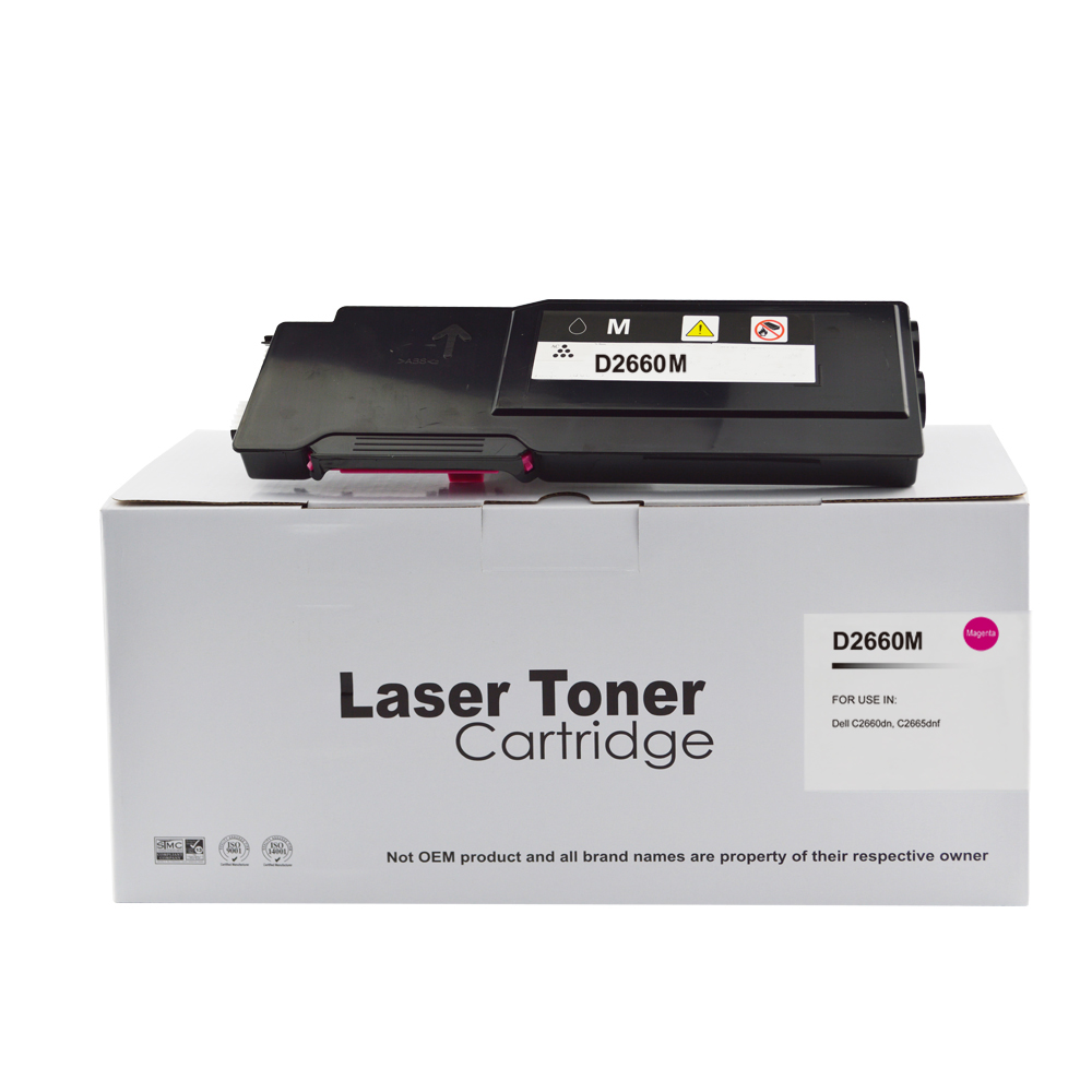 Image of CTS Wholesale Compatible Dell C2660 Magenta Hi Cap Toner 593-BBBS