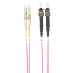 4Cabling FL.OM4LCST5MP fibre optic cable 5 m LC ST OM4 Pink