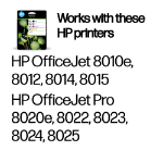 HP 6ZC74AE/912 Ink cartridge multi pack Bk,C,M,Y, 4x300 pages 17.08ml 8,3ml + 3x2,9ml Pack=4 for HP OJ Pro 8010/e/8020
