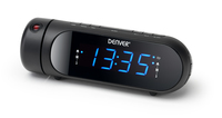 Image of Inter Sales Denver CPR-700 - Digital alarm clock - Oval - Black -...