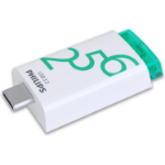 Philips USB 3.2 256GB Click Series Gen 1 USB-C USB flash drive USB Type-A 3.2 Gen 1 (3.1 Gen 1) White
