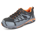 BEESWIFT Footwear Trainer S3 Composite Black / Orange / Grey Size 06