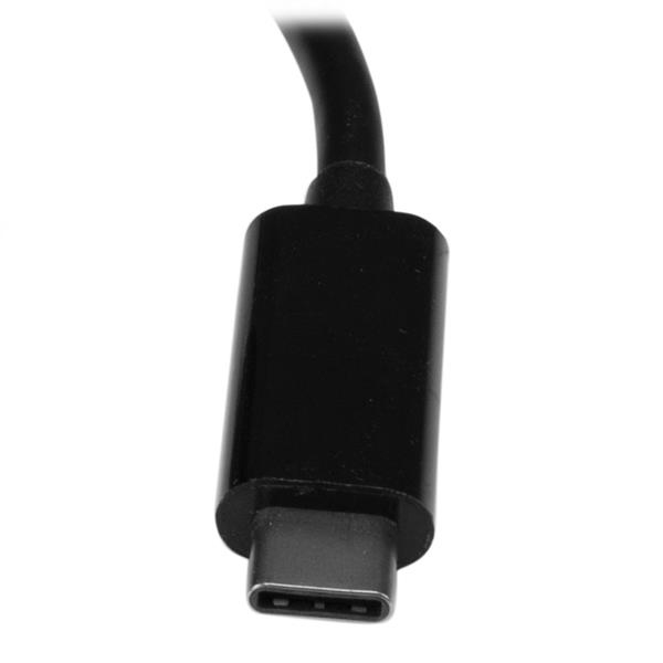 StarTech.com 3 Port USB-C Hub with Gigabit Ethernet & 60W Power Delivery Passthrough Laptop Charging - USB-C to 3x USB-A (USB 3.0 SuperSpeed 5Gbps) - USB 3.1/3.2 Gen 1 Type-C Adapter Hub
