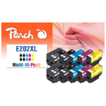Peach PI200-871 inktcartridge 10 stuk(s) Compatibel Hoog (XL) rendement Zwart, Cyaan, Magenta, Geel