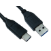 Cables Direct USB3C-921 USB cable 1 m 3.2 Gen 1 (3.1 Gen 1) USB C USB A Black