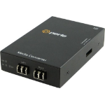 Perle S-100MM-M2LC2 network media converter 100 Mbit/s 1310 nm Multi-mode Black