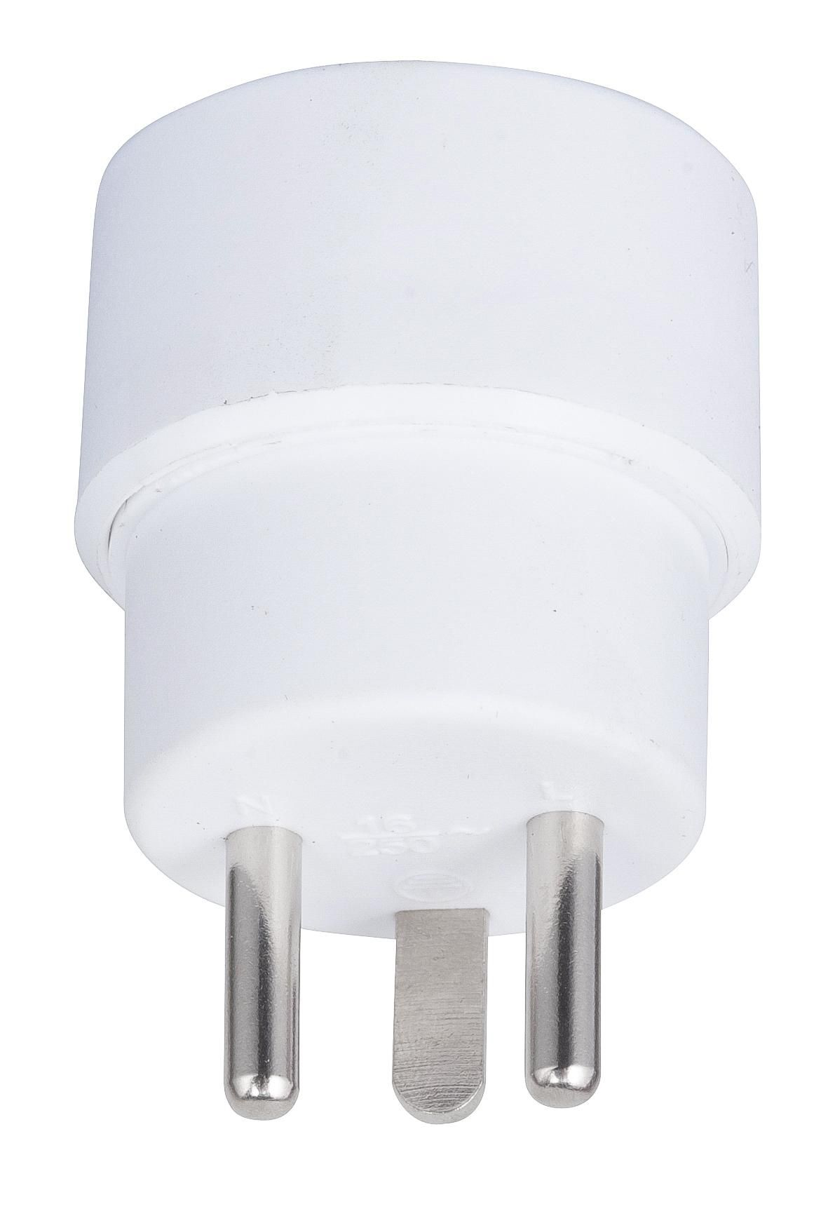 Image of Microconnect GRUPADK power plug adapter Type K (DK) Type E (FR) White