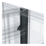 Middle Atlantic Products BGR-CC-45FB rack-toebehoren Paneel voor kabelbeheer