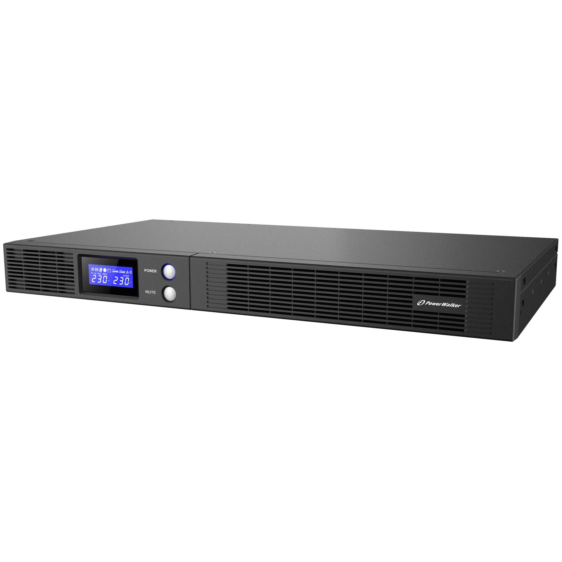 PowerWalker VI 500 R1U IEC UK uninterruptible power supply (UPS) Line-Interactive 0.5 kVA 300 W 4 AC outlet(s)