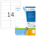HERMA Address labels Premium A4 99.1x38.1 mm white paper matt 1400 pcs.