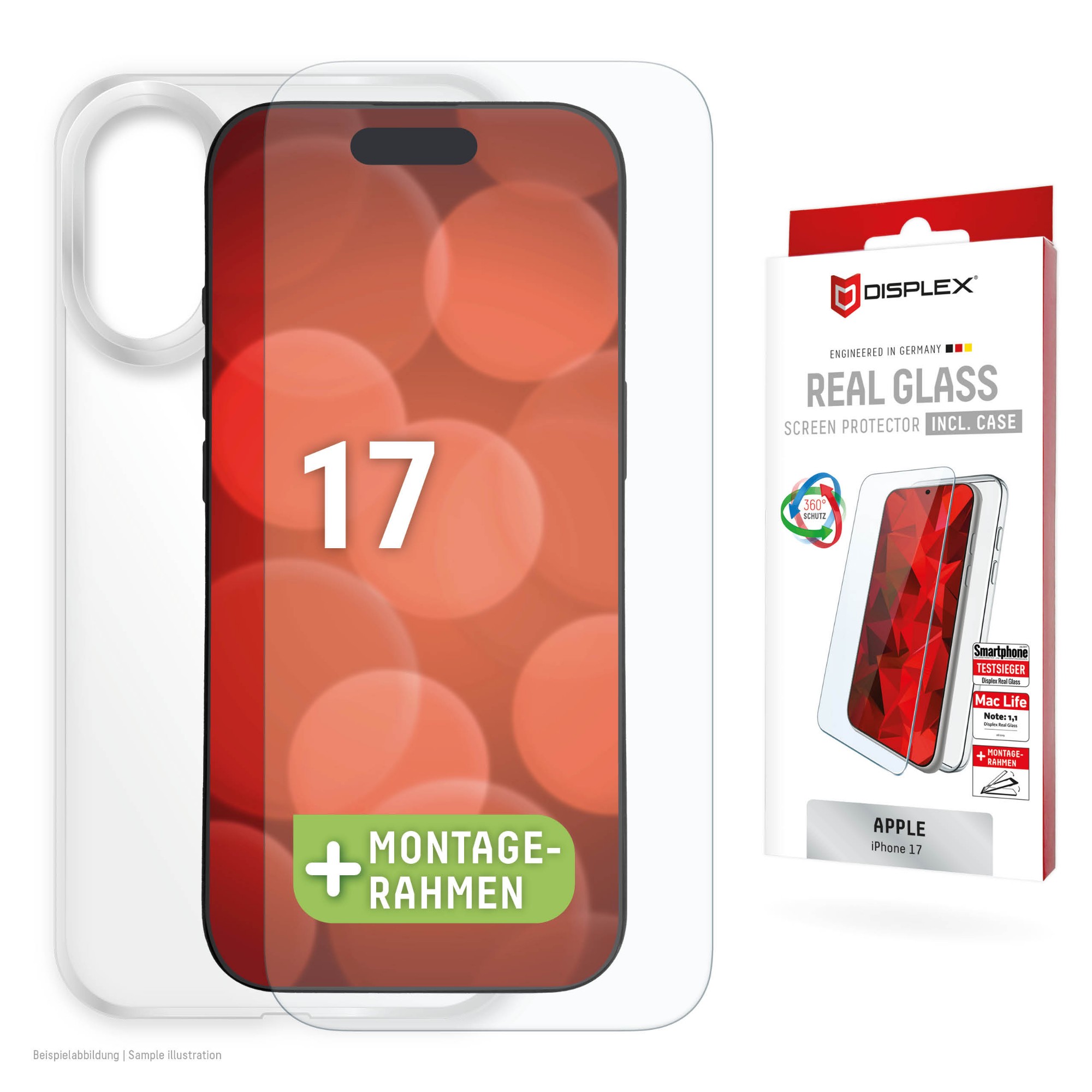 E.V.I. 02165 mobile phone screen/back protector Clear screen protector Apple 1 pc(s)