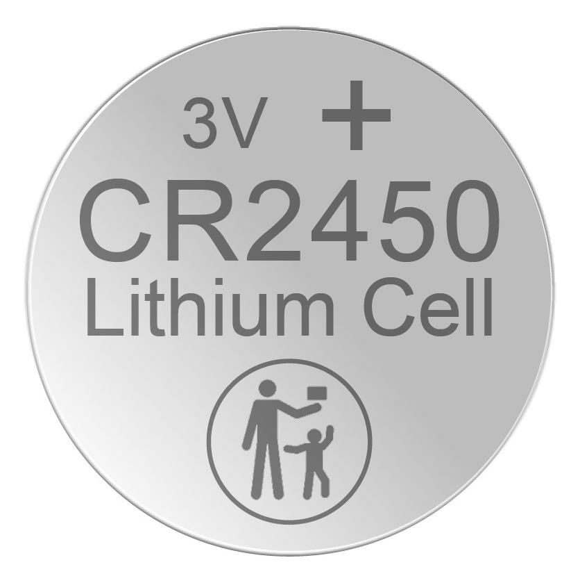 EU Product - Batterie Knopfzelle CR2450 3V 580mAh   5St.