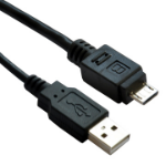 Astrotek 1.8m USB 2.0 A - Micro-USB B M/M USB cable USB A Black