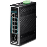 Trendnet TI-PG1284i Managed L2+ Gigabit Ethernet (10/100/1000) Power over Ethernet (PoE) Black