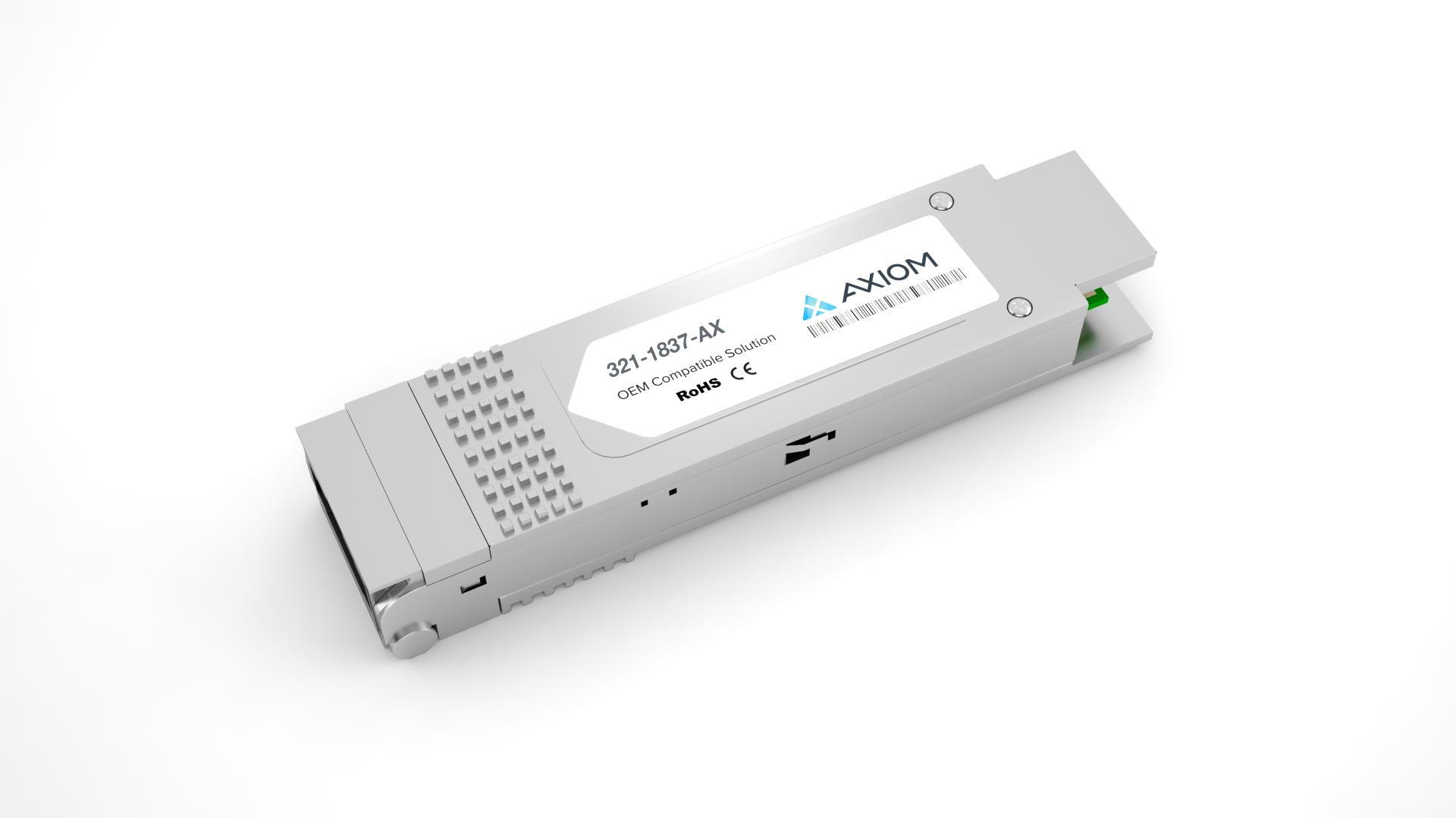 Axiom 321-1837-AX Compatible 10G QSFP+ 10 km Transceiver Axiom 321-1837-AX Compatible 10G QSFP+ 10 km Transceiver