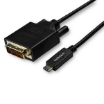 StarTech.com CDP2DVI3MBNL video cable adapter 118.1" (3 m) USB Type-C DVI-D Black