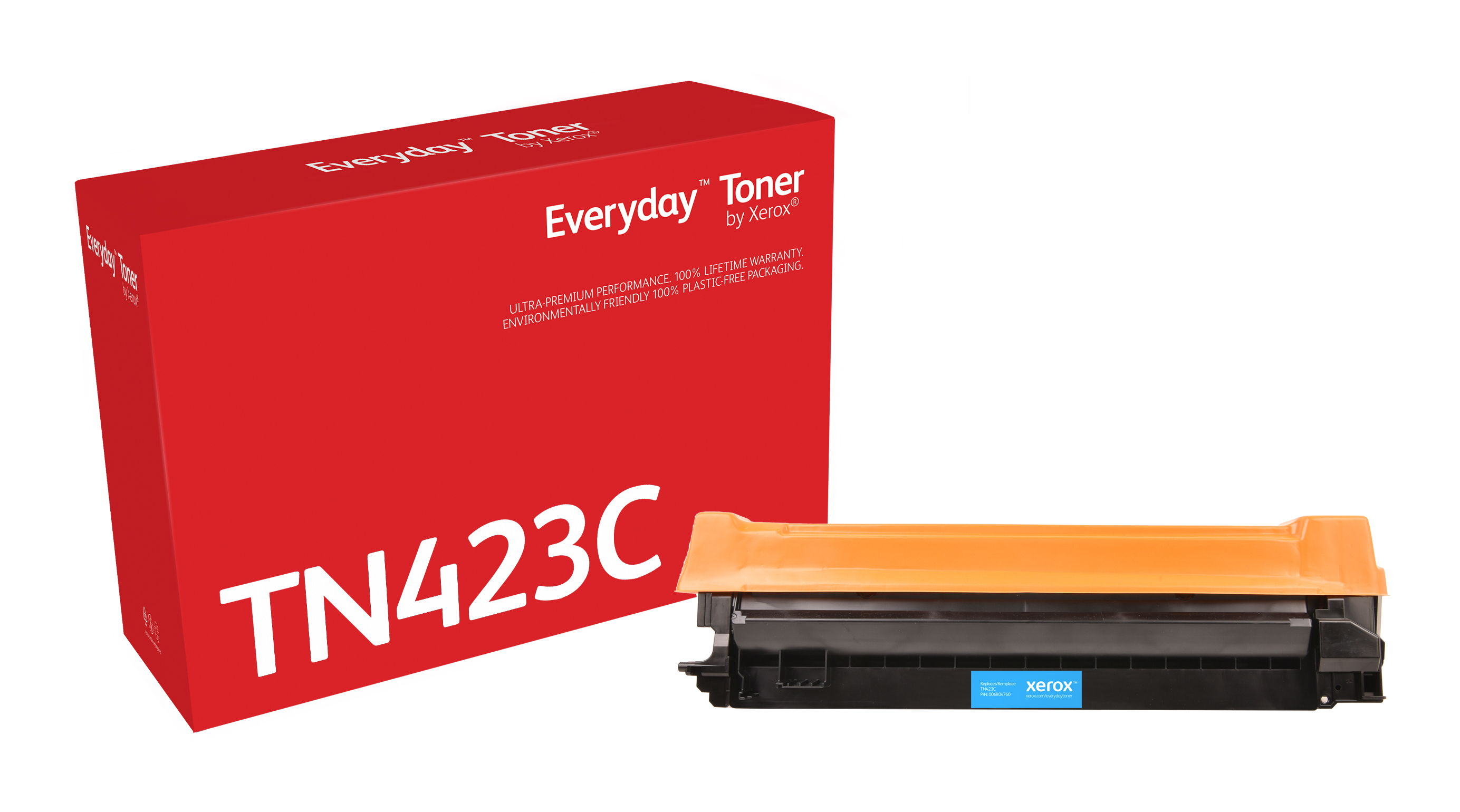 Image of Xerox 006R04760 Toner-kit cyan, 4K pages (replaces Brother TN423C)...