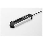 Bachmann PRIMO power extension 1.75 m 3 AC outlet(s) Black, Grey