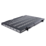 StarTech.com 1U 4-Post Adjustable Vented Server Rack Mount Shelf - 330lbs(150 kg) - 19.5 to 38in Adjustable Mounting Depth Universal Tray for 19" AV/ Network Equipment Rack - 27.5in Deep