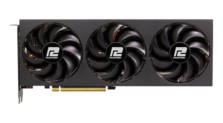 Image of PowerColor RX7700XT 12G-E/OC graphics card AMD Radeon RX 7700 XT...