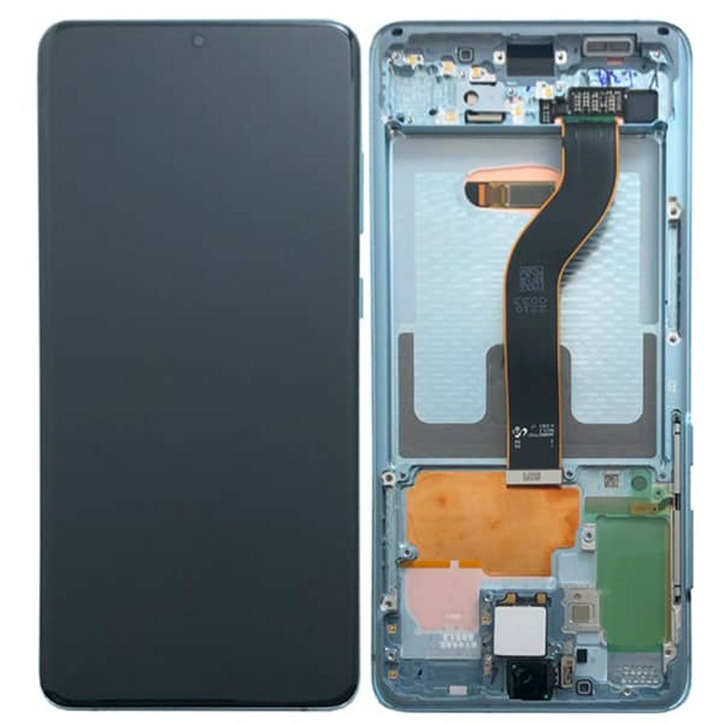 EU Product - Galaxy S20 LCD Screen (No Camera) Original - Blue thumbnail