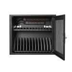 V7 CHGSTA12AC-1E portable device management cart/cabinet Black