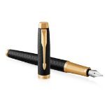 Parker IM fountain pen Cartridge filling system Black, Gold 1 pc(s)