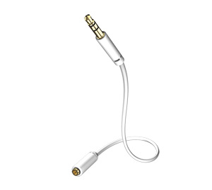 Image of Inakustik 00310503 audio cable 3 m 3.5mm White