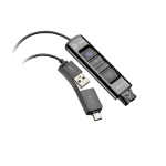 Poly DA85-M USB to QD Black Adapter TAA