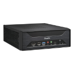 Shuttle XPC slim Barebone XH810 - S1851, Intel H810, 1xDP, 2xHDMI, 3x COM (RS232) , 2x Intel LAN,2x2.5", 8x USB, 3x M.2, 24/7 permanent gebruik