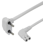 Deltaco 1902295 power cable White 1.5 m CEE7/16 IEC C7