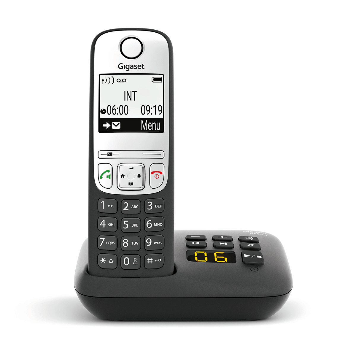 Image of Gigaset A690A Analog/DECT telephone Black