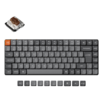 Keychron K3 Max keyboard Universal USB + RF Wireless + Bluetooth QWERTY UK English Grey