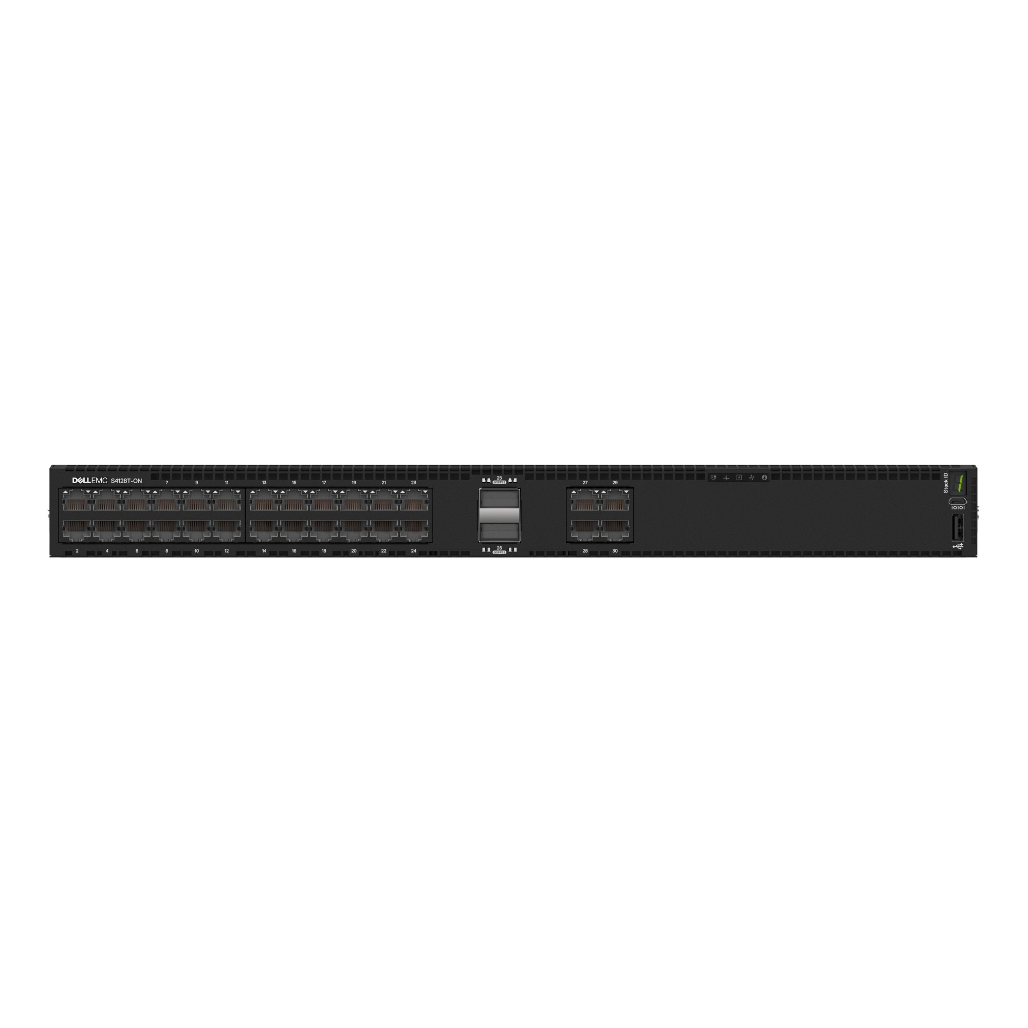 DELL S-Series S4128T Managed L2/L3 10G Ethernet (100/1000/10000) 1U Black