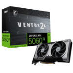 MSI nVidia GeForce RTX™ 5060 Ti 16G VENTUS 2X PLUS, PCI Express® Gen 5 x16, Boost: 2572 MHz, CUDA 4608 Units, 16GB GDDR7, HDMI™ x 1 (embargo)