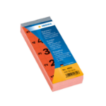 HERMA Number blocks self-adhesive red 28x56 mm 1-500