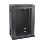 Tripp Lite SRW18US13 SmartRack 18U Low-Profile Patch-Depth Wall-Mount Half-Height Rack Enclosure, Hinged Back