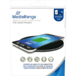 MediaRange MRMA118 mobile device charger Smartphone Black USB Wireless charging Fast charging Indoor