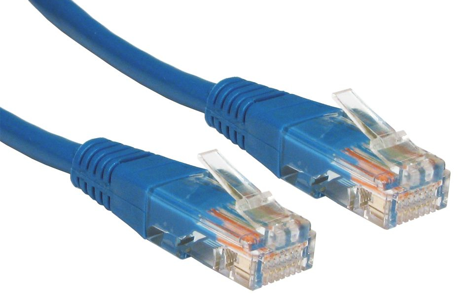 Cables Direct 2m Cat5e RJ-45 m/m networking cable Blue U/UTP (UTP)