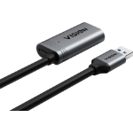 Vision TC 5MUSB3.0EXT+/BL USB cable USB 3.2 Gen 1 (3.1 Gen 1) 5 m USB A Black, Silver