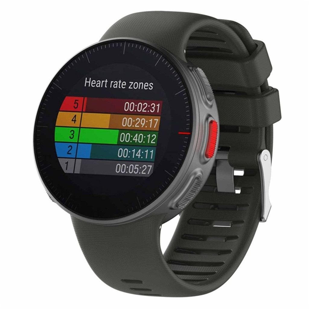 EU Product - Vantage V Silicone watch strap - Gray thumbnail
