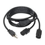 Tripp Lite P006-006-2 power cable Black 72" (1.83 m) C13 coupler