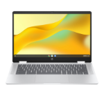 HP Chromebook x360 14b-cd0001na Intel® N N200 35.6 cm (14") Touchscreen Full HD 8 GB LPDDR5-SDRAM 128 GB eUFS Wi-Fi 6 (802.11ax) ChromeOS Silver