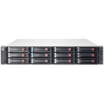 HPE MSA 1040 disk array Rack (2U) Black, Stainless steel