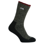 JCB 1 Pack Thermasocks With Extended Achilles Kharki Black 9-12