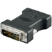 Microconnect MONJK kabelomvandlare (hane/hona) DVI-I VGA Svart