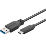 Microconnect USB3.2CA1.5 USB cable 1.5 m USB 3.2 Gen 1 (3.1 Gen 1) USB A USB C Black
