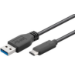 Microconnect USB3.2CA1.5 USB cable USB 3.2 Gen 1 (3.1 Gen 1) 1.5 m USB A USB C Black