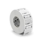 Zebra LABEL, PVC, 101.6X76.2MM, THERMAL TRANSFER, 8000T 7 YEAR VINYL, PERMANENT ADHESIVE, 76.2MM CORE, SAMPLE. 100/Roll